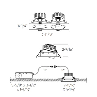 Double GBR35 Recessed 5 CCT