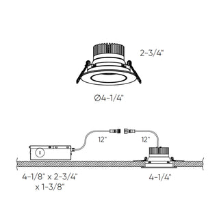 3.5" Regressed Gimbal Downlight