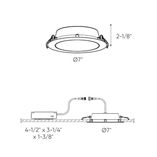 Multi CCT Round gimbal recessed light