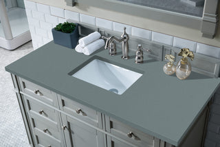 48 Inch Brittany Freestanding Vanity in Urban Gray / Cala Blue Top