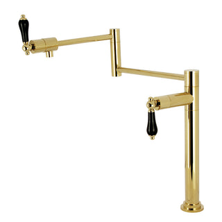 Duchess Pot Filler Faucet in Polished Brass