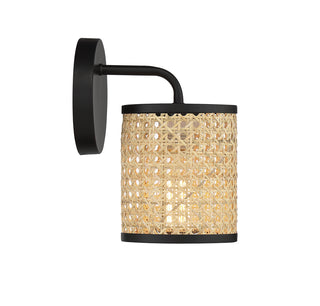 Jaylar 1-Light Wall Sconce in Matte Black