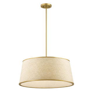 Sombra 6-Light Pendant in Spun Gold by Breegan Jane