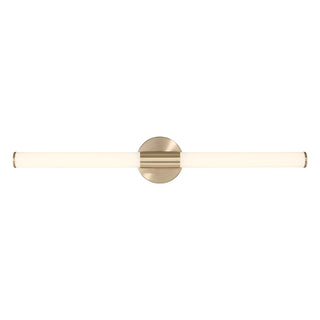 Connor 30" Mini Tube LED Cylinder Vanity Light in Brass