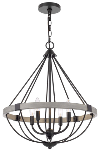 60W X 4 Somersworth Metal Chandelier