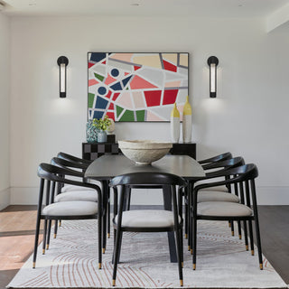 Tig Wall Sconce  Sand Black