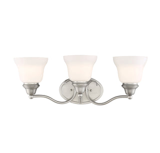 Yates 3-Light Bathroom Vanity Light in Pewter