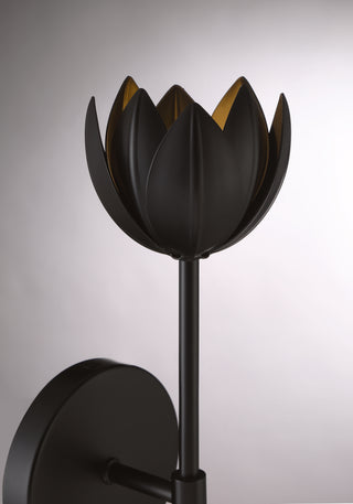 1-Light LED Wall Sconce in Matte Black