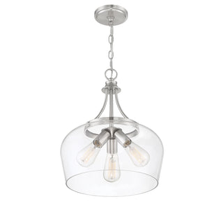 Octave 3-Light Pendant in Satin Nickel