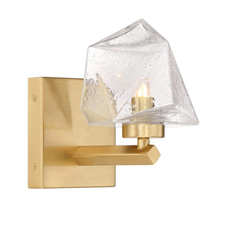 Castello 1-Light Wall Sconce in Warm Brass