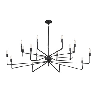 Salem 16-Light Chandelier in Forged Iron