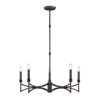 Gardner 5-Light Chandelier in Champagne Mist