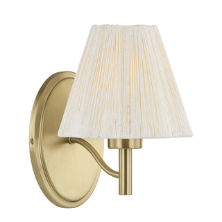 Rosa 1-Light Wall Sconce in Noble Brass by Breegan Jane