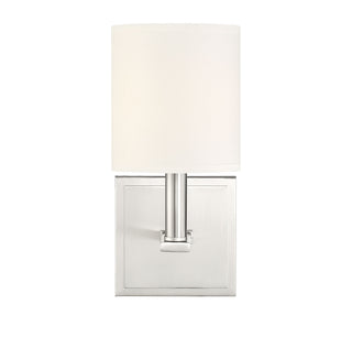 Waverly 1-Light Wall Sconce in Satin Nickel