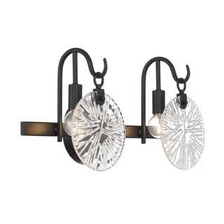 Addison 2-Light Bathroom Vanity Light in Matte Black
