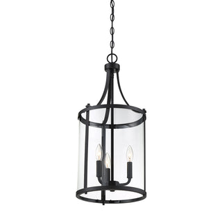 Penrose 3-Light Pendant in Black