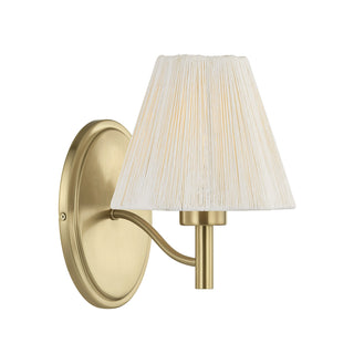 Rosa 1-Light Wall Sconce in Noble Brass by Breegan Jane