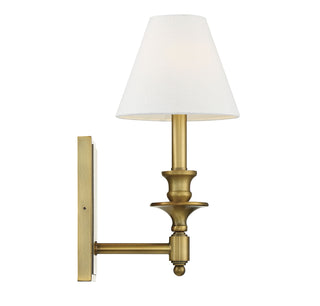 Washburn 1-Light Wall Sconce in Warm Brass