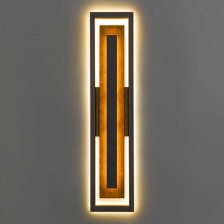 Panels Wall Sconce  Dark Bronze