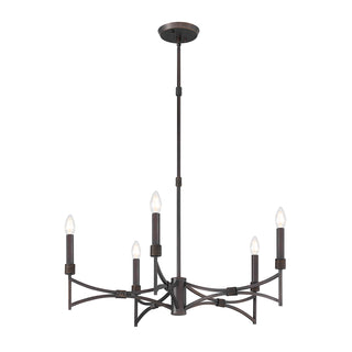 Gardner 5-Light Chandelier in Champagne Mist