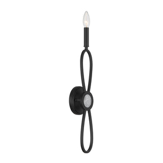 Minette 1-Light Wall Sconce in Matte Black