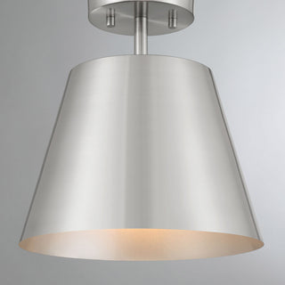 1-Light Ceiling Light in Brushed Nickel