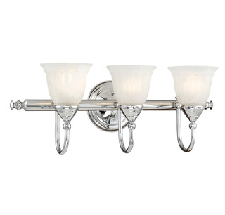 Brunswick 3-Light Bathroom Vanity Light in Chrome