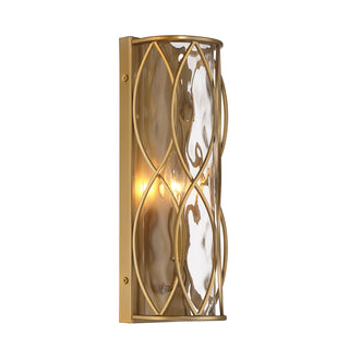 Snowden 1-Light Wall Sconce in Burnished Brass