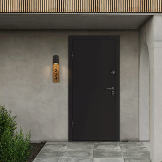 Woodone Wall Sconce  Sand Black