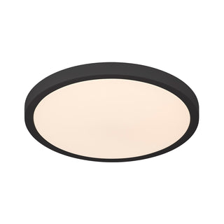 15" LED Flush Mount in Black