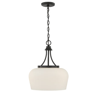 Octave 3-Light Pendant in Matte Black