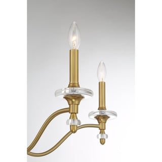 Champlain 5-Light Chandelier in Warm Brass