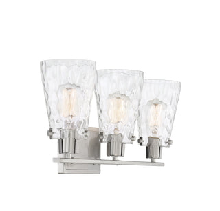 Vaughan 3-Light Bathroom Vanity Light in Satin Nickel