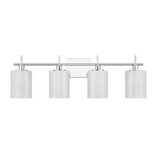 4-Light Bathroom Vanity Light in Chrome