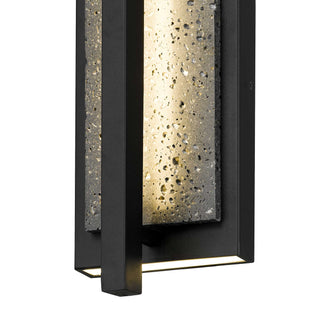 Dakota Wall Sconce  Sand Black