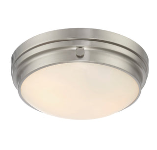 Lucerne 2-Light Ceiling Light in Satin Nickel