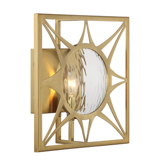 Balfour 1-Light Wall Sconce in Warm Brass