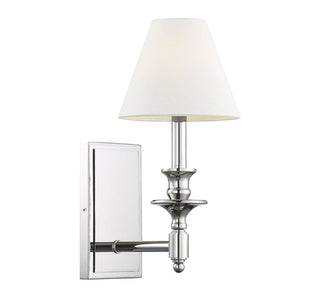 Washburn 1-Light Wall Sconce in Polished Nickel