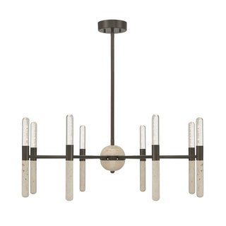 Linden 8-Light Chandelier in Mediterranean Bronze