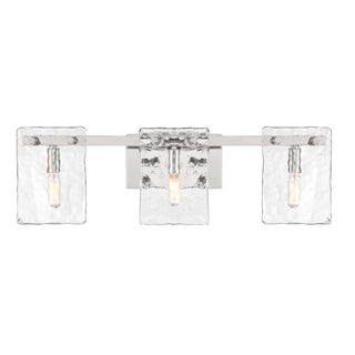 Genry 3-Light Bathroom Vanity Light in Polished Nickel