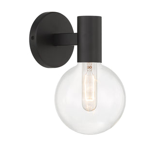 Wright 1-Light Wall Sconce in Matte Black