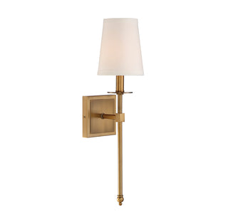 Monroe 1-Light Wall Sconce in Warm Brass