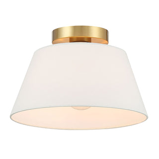 1-Light Ceiling Light in Natural Brass