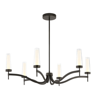 Butler 6-Light Chandelier in Mediterranean Bronze