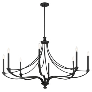 Preserve 8-Light Chandelier in Matte Black