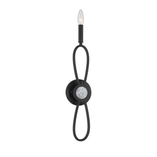 Minette 1-Light Wall Sconce in Matte Black
