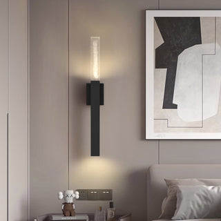 Folio Wall Sconce in Sand Black Finish