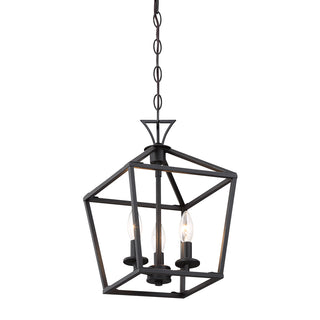 Townsend 3-Light Pendant in Matte Black