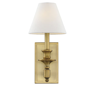 Washburn 1-Light Wall Sconce in Warm Brass