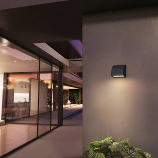 Slope Wall Sconce  Sand Black